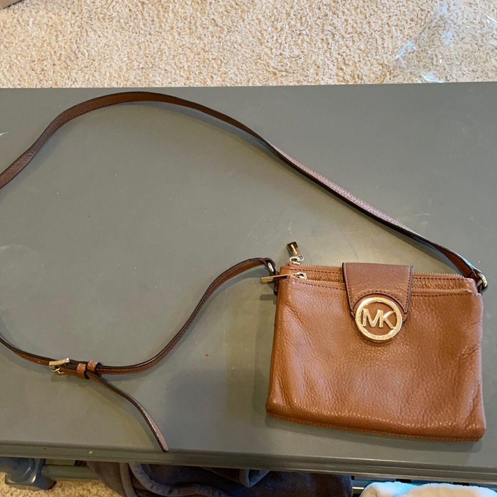 Michael Kors brown crossbody purse